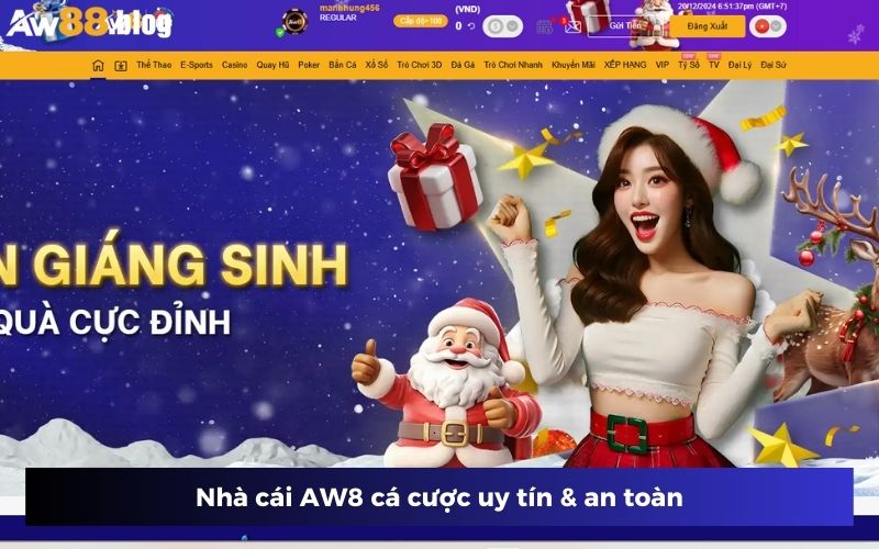 Nhà cái của tác giả AW8 uy tín và an toàn